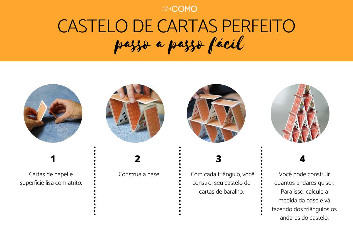 Como fazer um castelo de cartas
