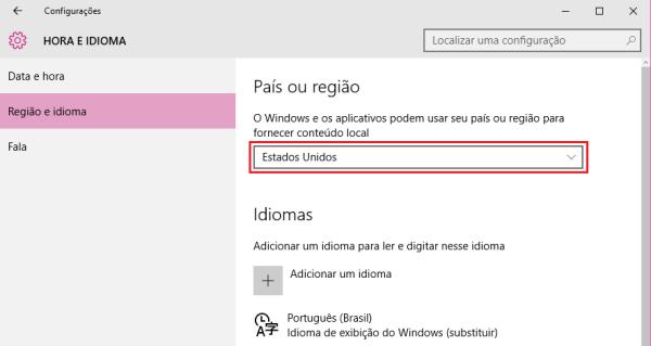 Como ativar a Cortana no Windows 10 - Passo 3