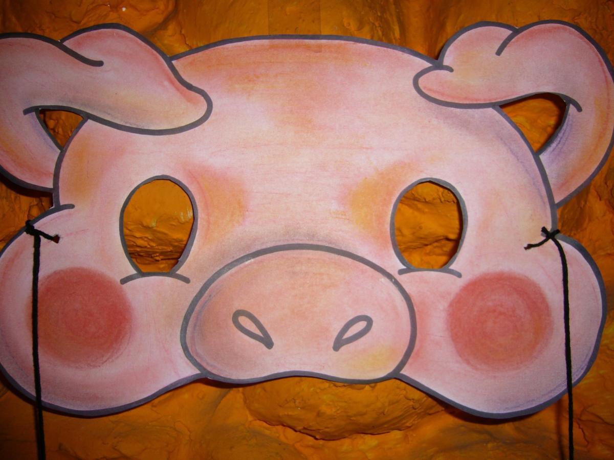 Como fazer uma máscara de porco