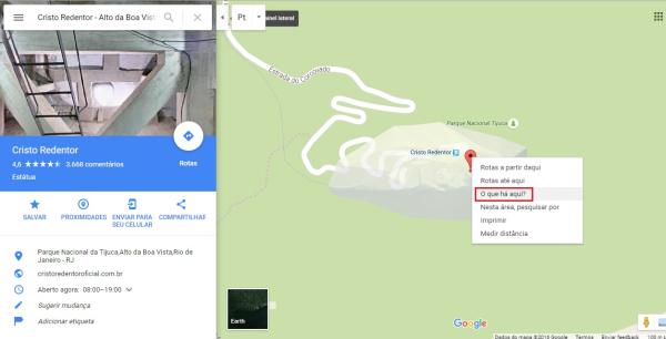 Como ver as coordenadas no Google Maps - Passo 2