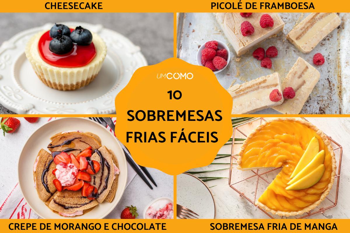 Sobremesas geladas: receitas rápidas sem forno