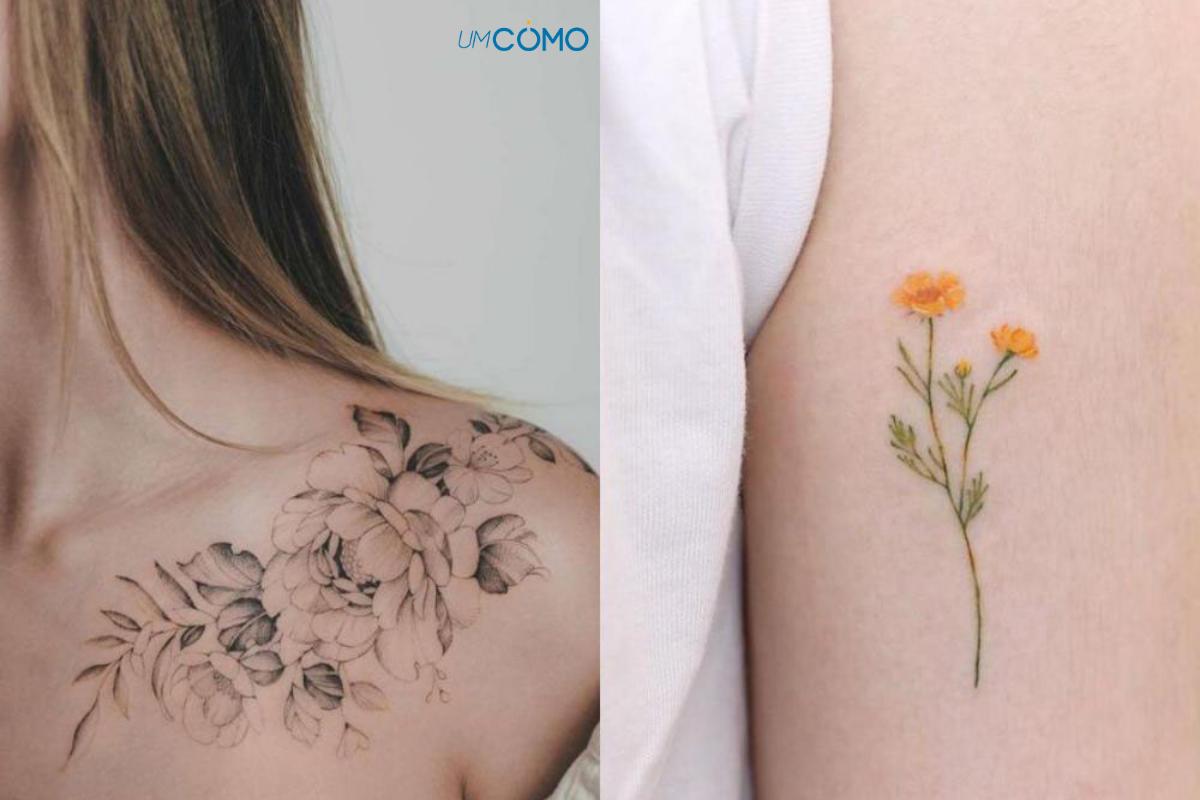 Tatuagens de flores: significados e onde tatuar