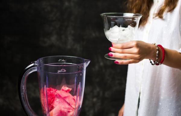 Como fazer vitamina de melancia e banana - Passo 6