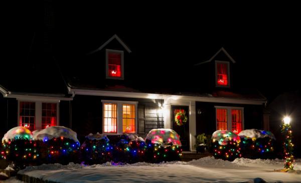 Como decorar o jardim para o Natal