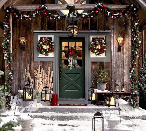 Como decorar o jardim para o Natal - Decoração para a entrada de casa