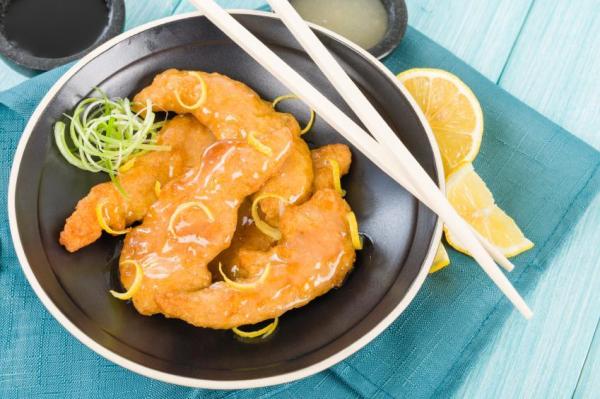 Como fazer frango chinês ao molho de limão