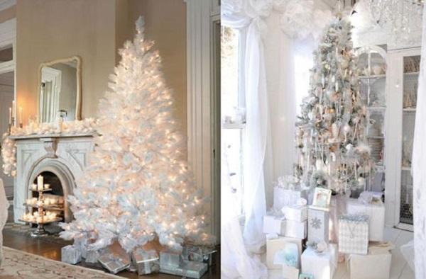 Árvores de Natal elegantes - Árvore de Natal branca