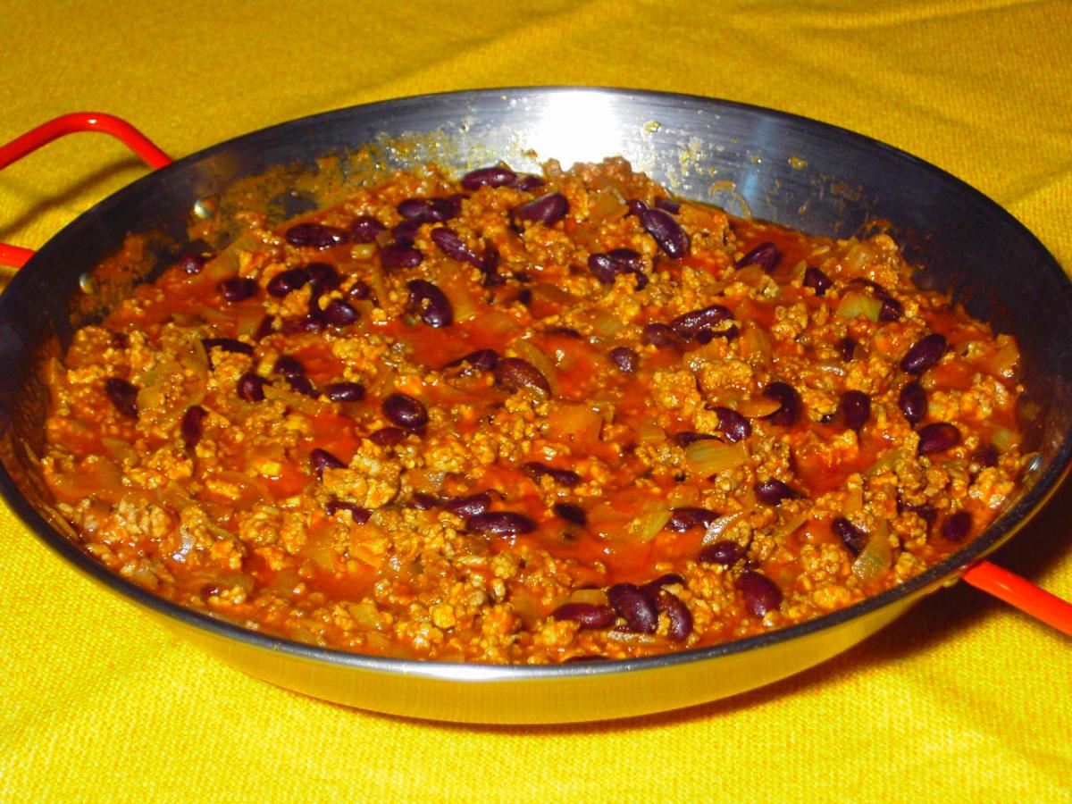 Como fazer chilli com carne