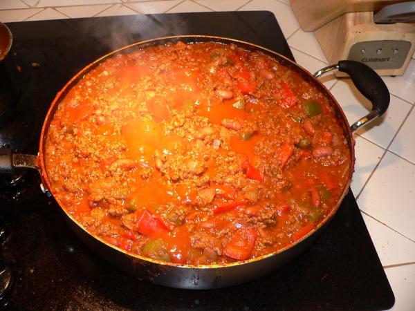 Como fazer chilli com carne - Passo 4