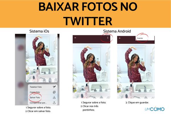 Como baixar foto do Twitter - Como baixar foto do twitter pelo aplicativo