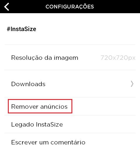 Como usar o InstaSize - Passo 6