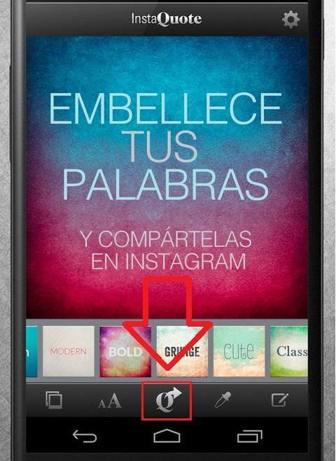Como escrever nas fotos do Instagram - Passo 5