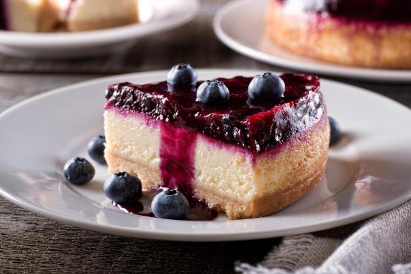 Sobremesas com frutas - Cheesecake de frutas vermelhas