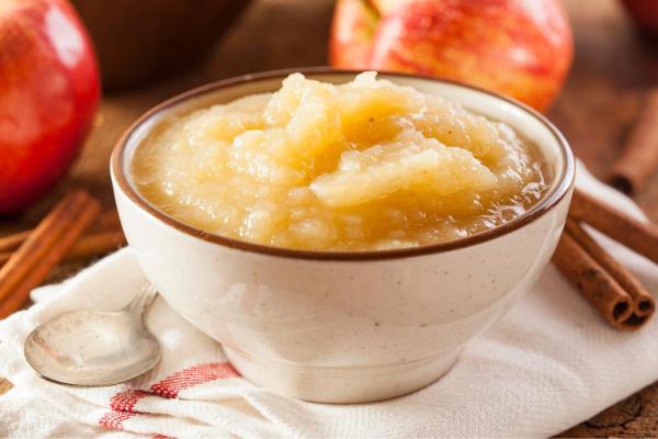 Sobremesas com frutas - Compota de maçã e canela