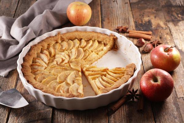 Sobremesas com frutas - Torta de maçã clássica