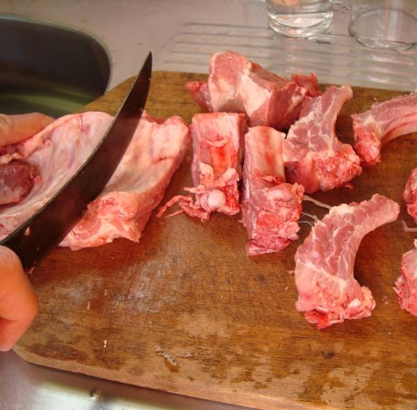Como fazer costelinha de porco frita - Passo 1