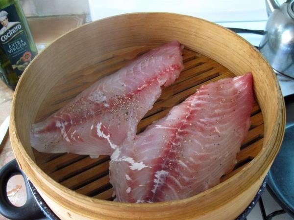 Como fazer peixe no vapor - Passo 5