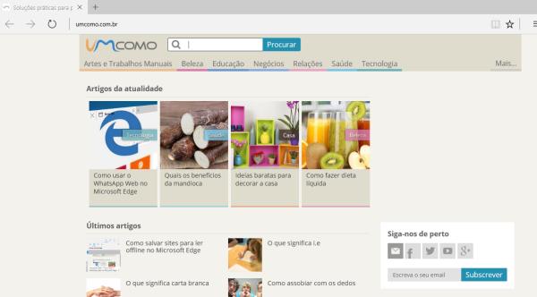 Como alterar a página inicial do Microsoft Edge - Passo 5