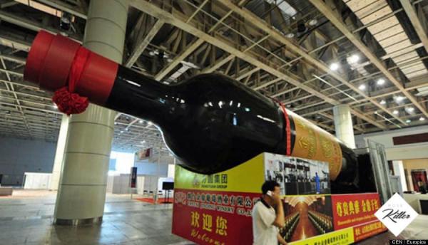 Curiosidades sobre o vinho - China, o país com a maior garrafa do mundo