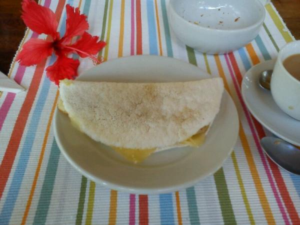 Como fazer tapioca granulada na frigideira - Passo 3