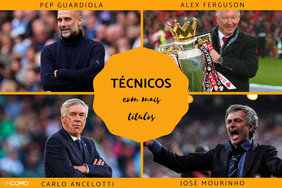 Técnicos com mais títulos
