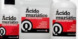 Como limpar com ácido muriático