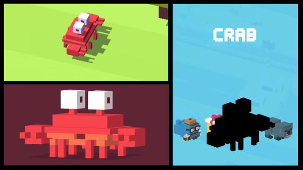 Como conseguir personagens secretos no Crossy Road - Personagem secreto Crossy Road: Caranguejo