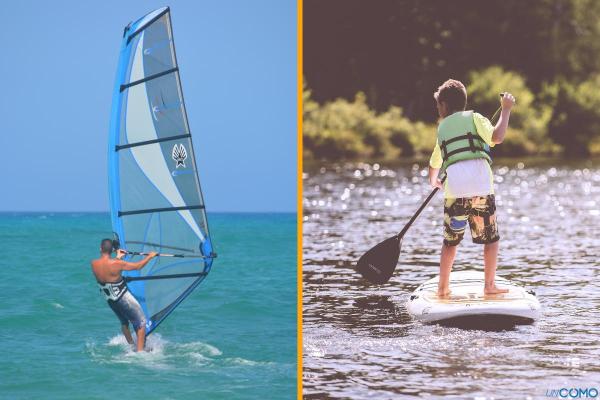 Quais são os esportes aquáticos - Stand up paddle surf