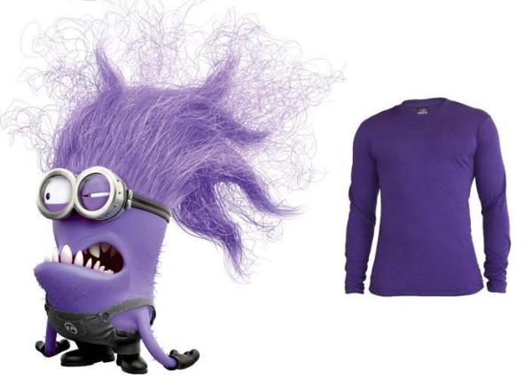Como fazer uma fantasia de Minion Roxo - Passo 1