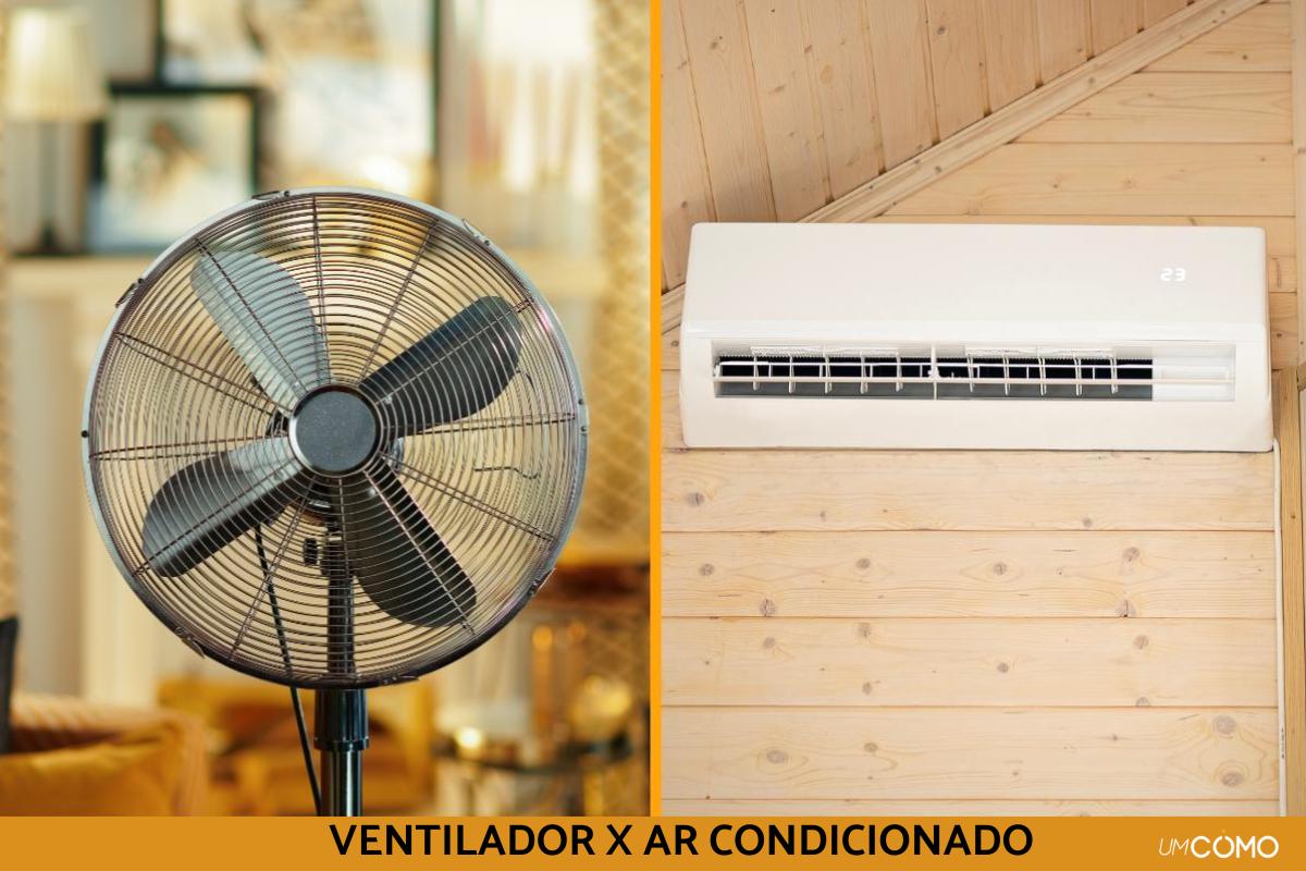 O que gasta mais energia ventilador ou ar condicionado?