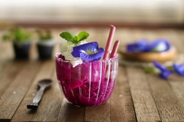 Como comer pitaya - Sorvete de pitaya