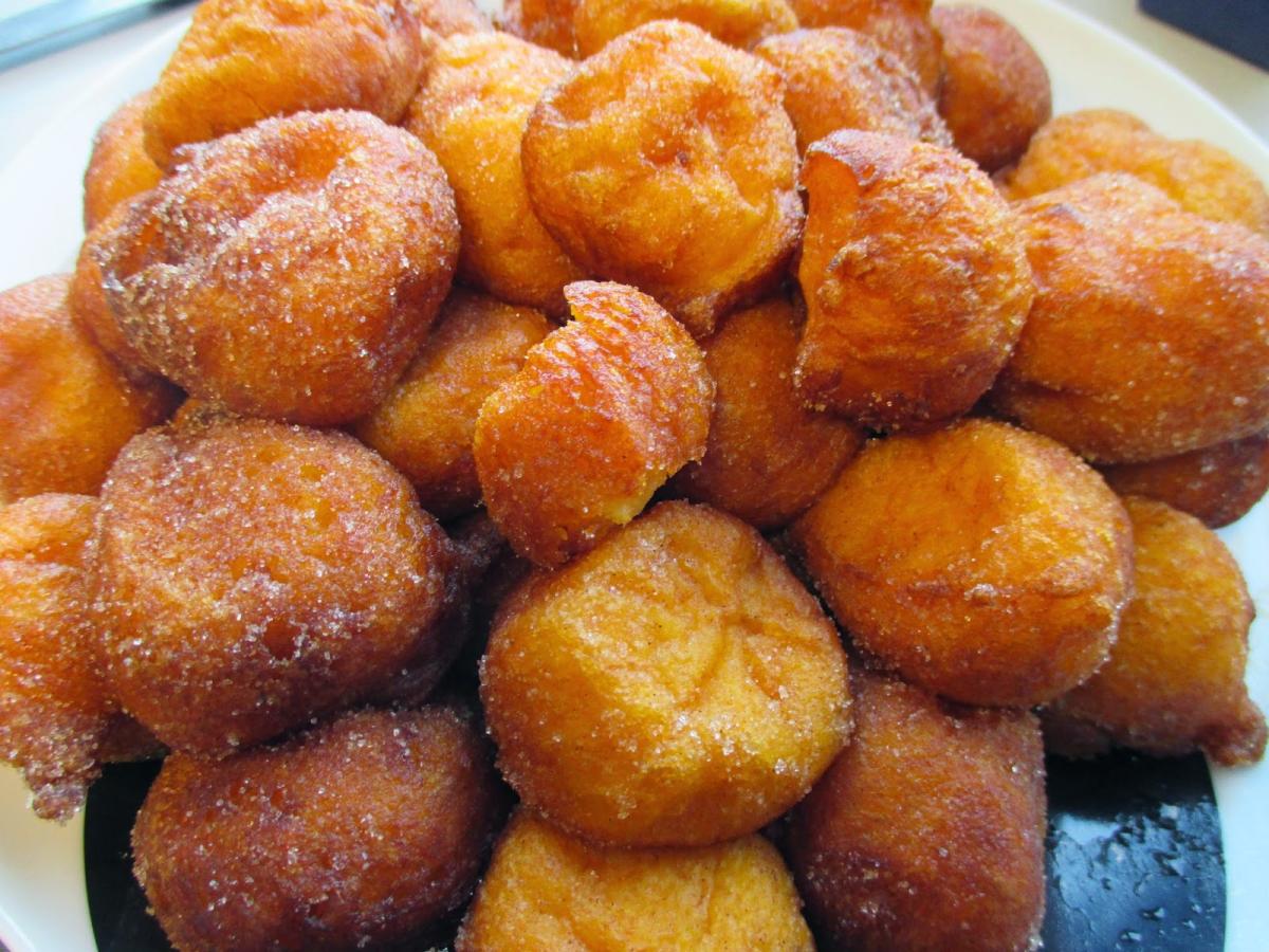 Como fazer filhoses de abóbora