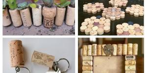 Artesanato com rolhas de cortiça