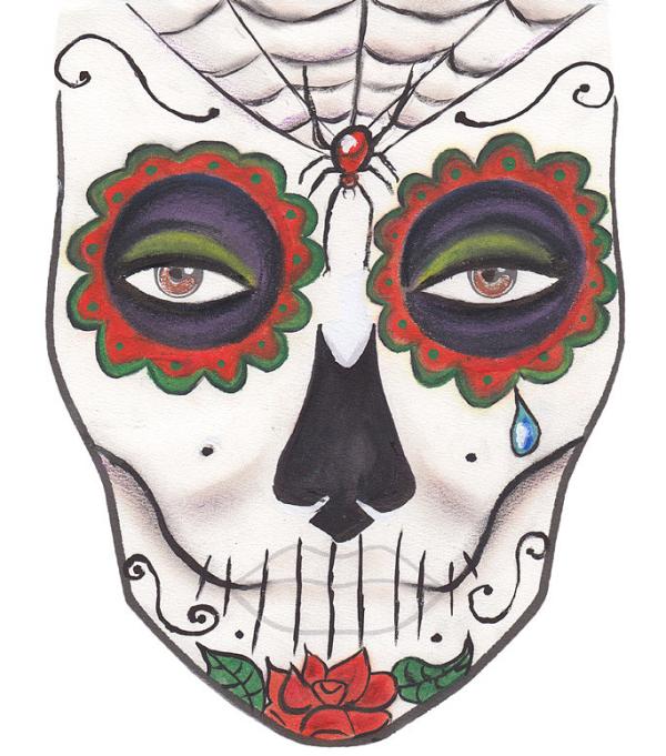 Como pintar o rosto para o Halloween - Passo 4