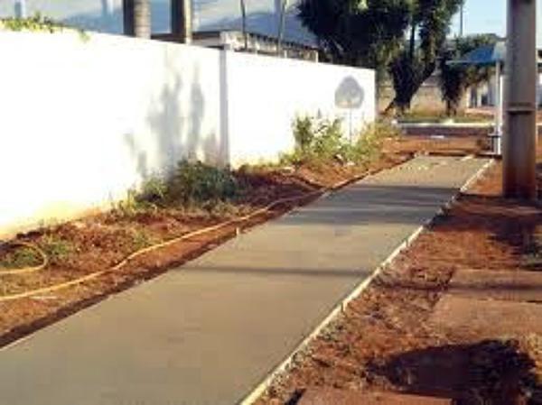 Como fazer uma calçada de concreto - Passo 6