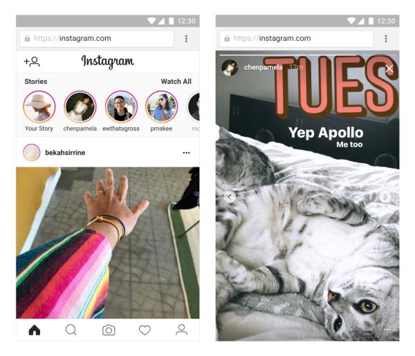 Como usar o Instagram no PC - Como usar o Instagram Stories no navegador do celular