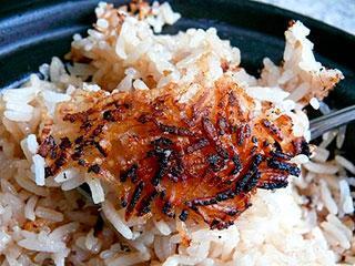 O que fazer se o arroz queimar