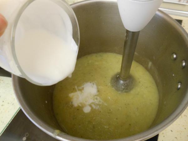Como fazer creme de abobrinha - Passo 7