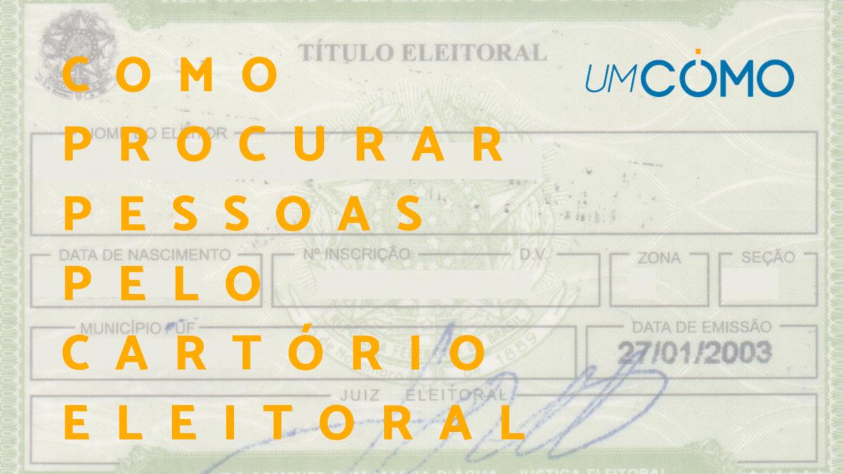 Como procurar pessoas desaparecidas pelo cartório eleitoral