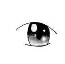 Como desenhar um olho Mangá - Passo 5