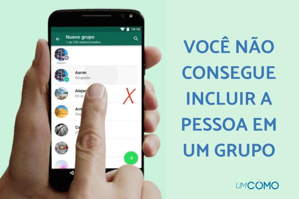 Como saber se me bloquearam no Whatsapp - Não é possível fazer chamadas de voz ou formar grupos