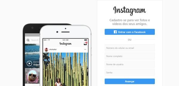 Como criar um Instagram pelo PC - Como criar um Instagram pelo PC