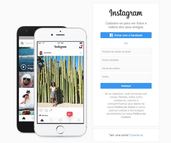 Como criar um Instagram pelo PC