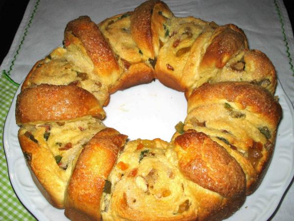 Como fazer rosca de natal