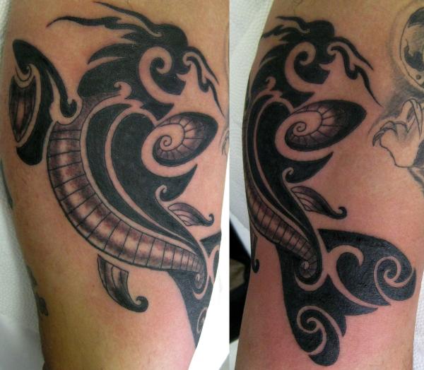 Qual o significado da tatuagem de carpa - Passo 3