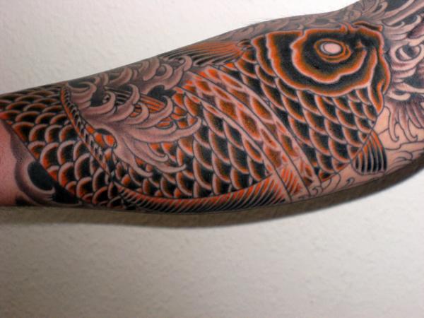 Qual o significado da tatuagem de carpa - Passo 4
