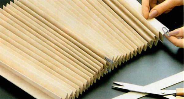Como fazer um abajur de papel - Passo 4