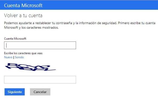 Como recuperar a senha do Hotmail - Passo 3