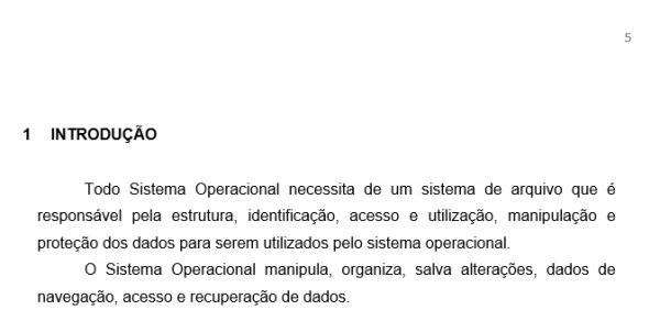 Como inserir índice no Word - Passo 3