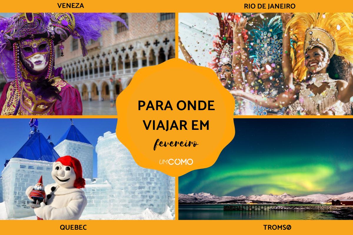 Para onde viajar em fevereiro